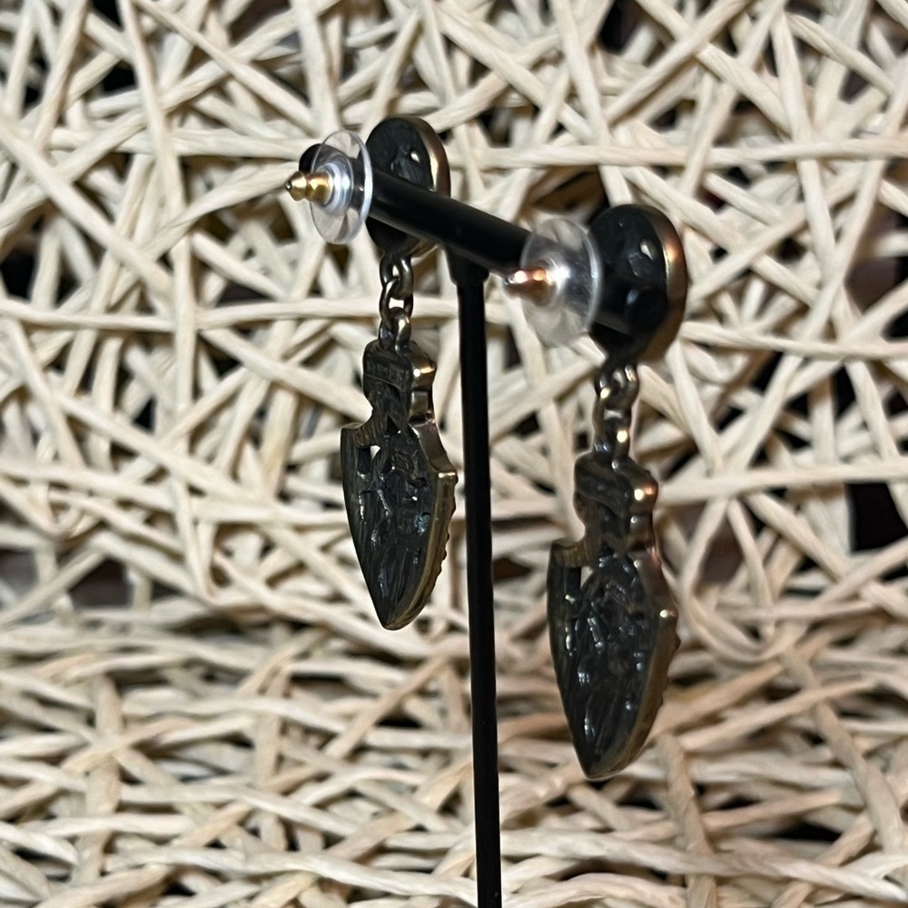 HEIDI DAUS • ART DECO • DANGLE EARRINGS - Picture 5 of 8